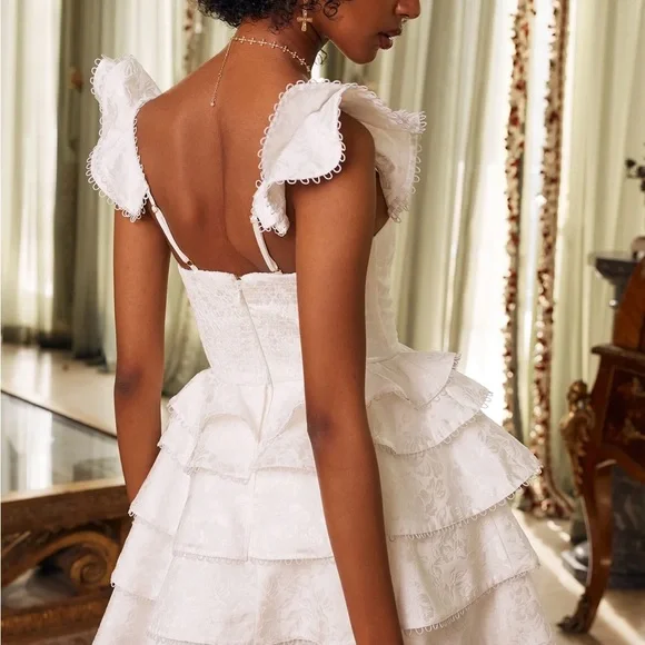 The Patisserie Dress in Coconut Macaron - 6 / Coconut Macaron × 1 - Picture 4 of 6